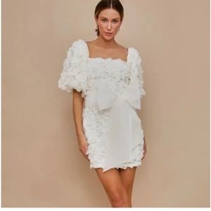 VICI white bridal event dress